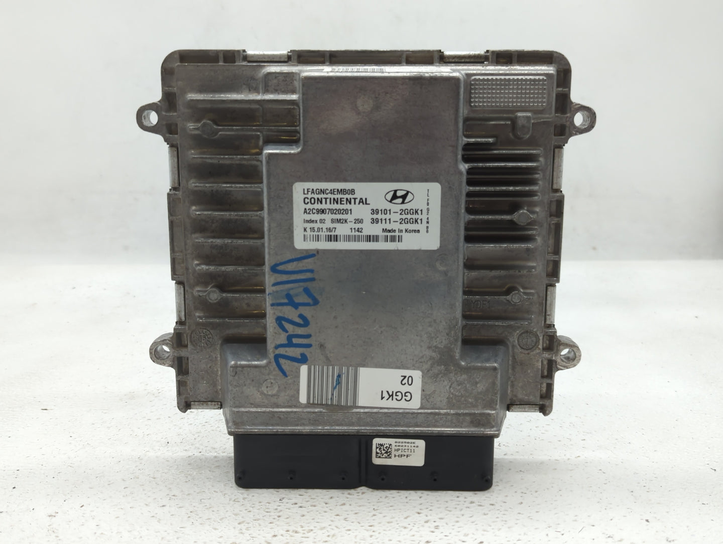 2015-2017 Hyundai Sonata PCM Engine Control Computer ECU ECM PCU OEM P/N:39111-2GGK1 39101-2GGK1 Fits Fits 2015 2016 2017 OE