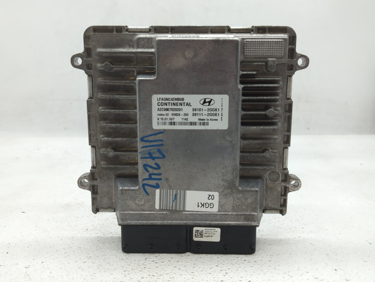 2015-2017 Hyundai Sonata PCM Engine Control Computer ECU ECM PCU OEM P/N:39111-2GGK1 39101-2GGK1 Fits Fits 2015 2016 2017 OE