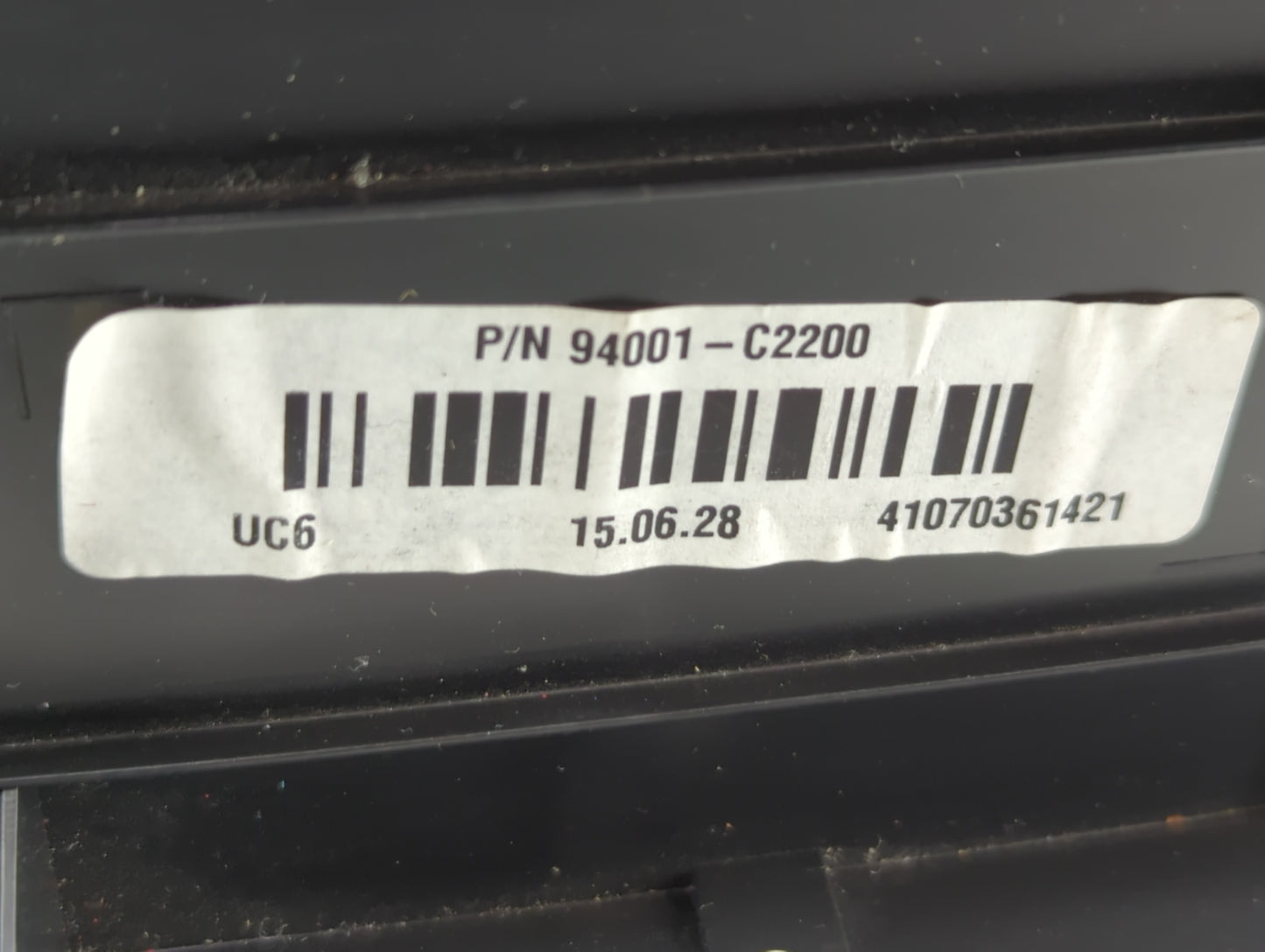 2016-2017 Hyundai Sonata Instrument Cluster Speedometer Gauges P/N:94001-C2200 Fits Fits 2016 2017 OEM Used Auto Parts - Oem