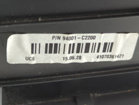 2016-2017 Hyundai Sonata Instrument Cluster Speedometer Gauges P/N:94001-C2200 Fits Fits 2016 2017 OEM Used Auto Parts - Oem