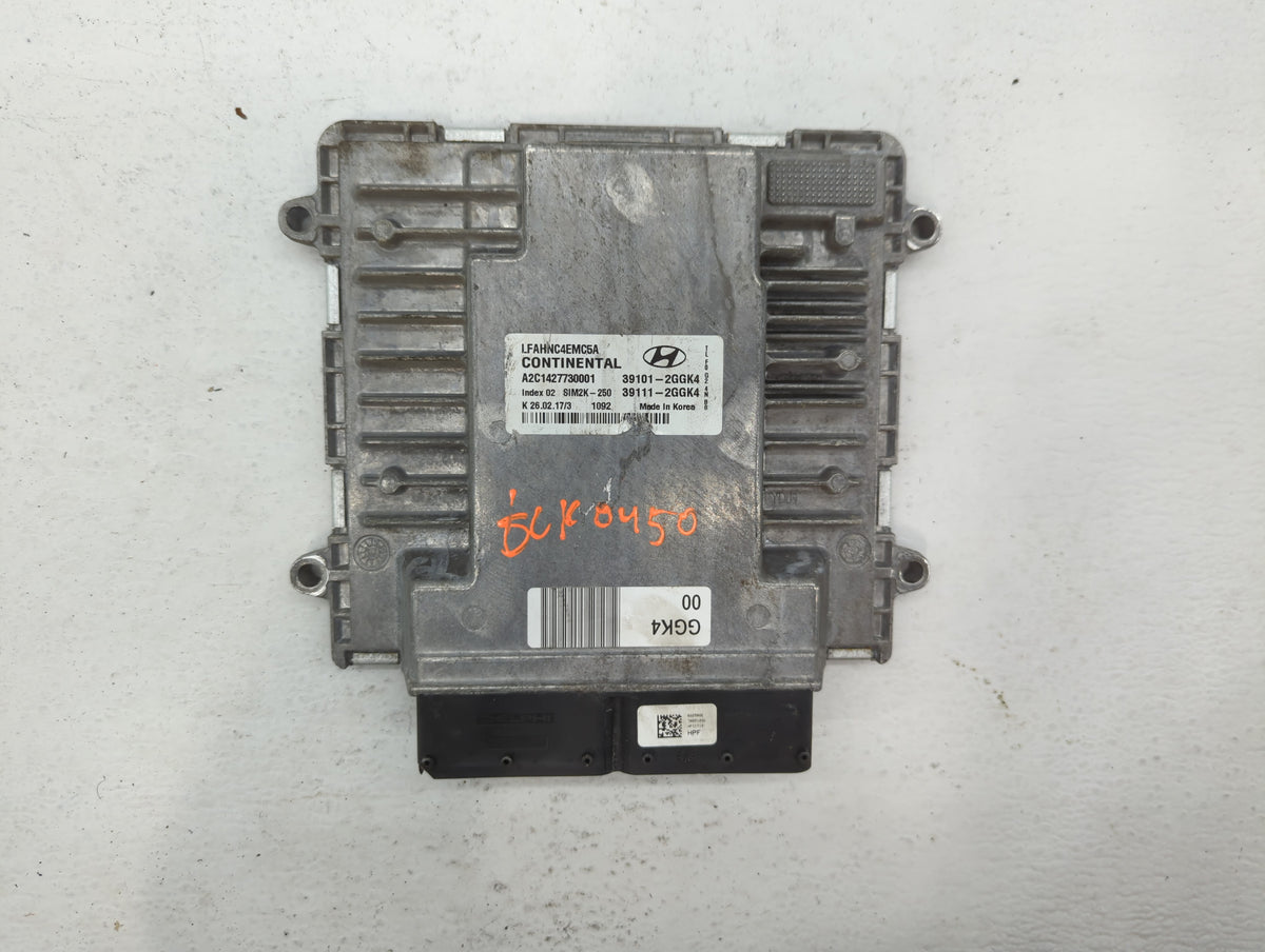 2015-2017 Hyundai Sonata PCM Engine Control Computer ECU ECM PCU OEM P/N:39101-2GGK4 39111-2GGK4, 39101-2GGL1 Fits 2015 2016