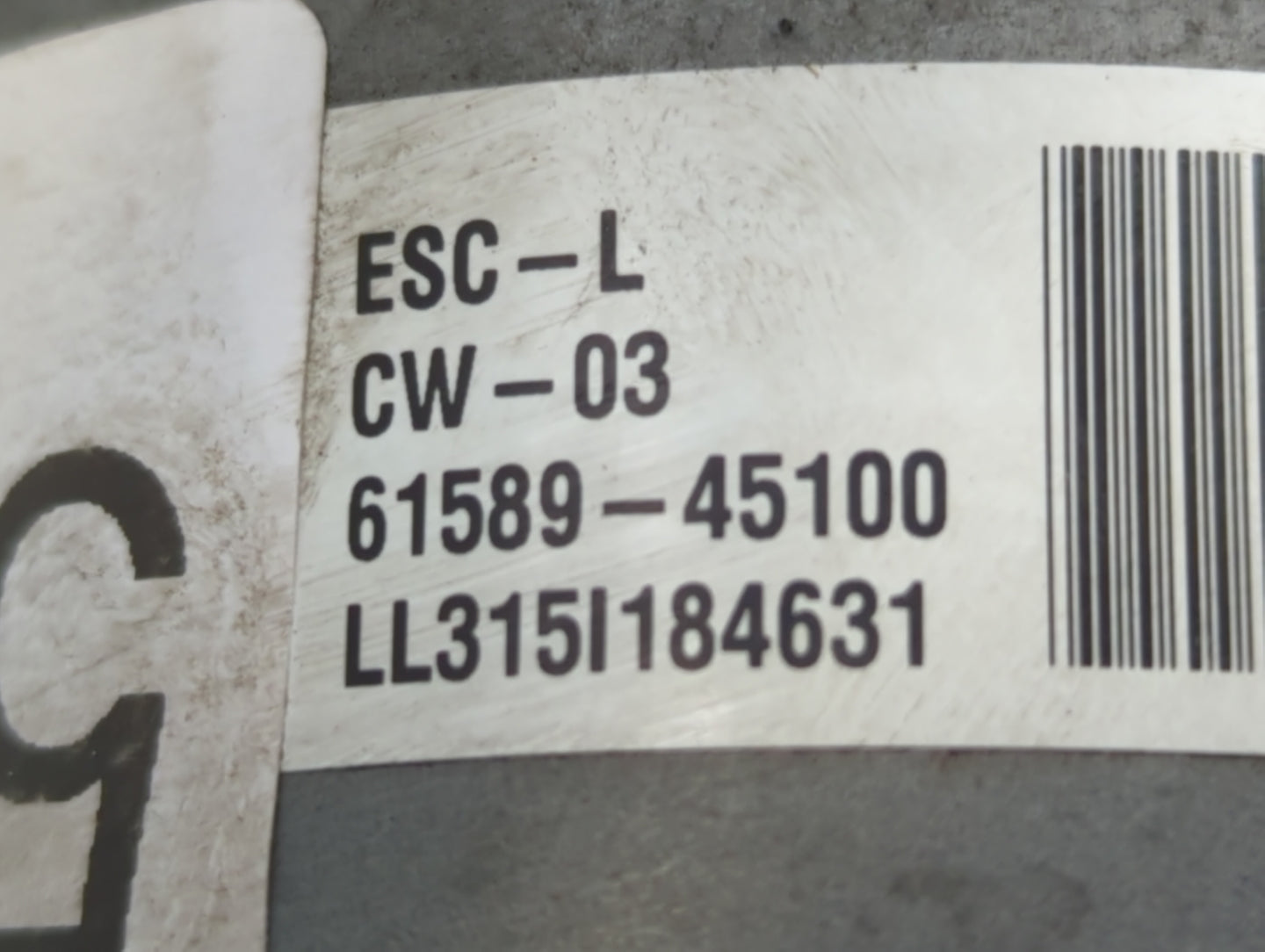 2015-2017 Hyundai Sonata ABS Pump Control Module Replacement P/N:61589-45100 58920-C2801 Fits Fits 2015 2016 2017 OEM Used A