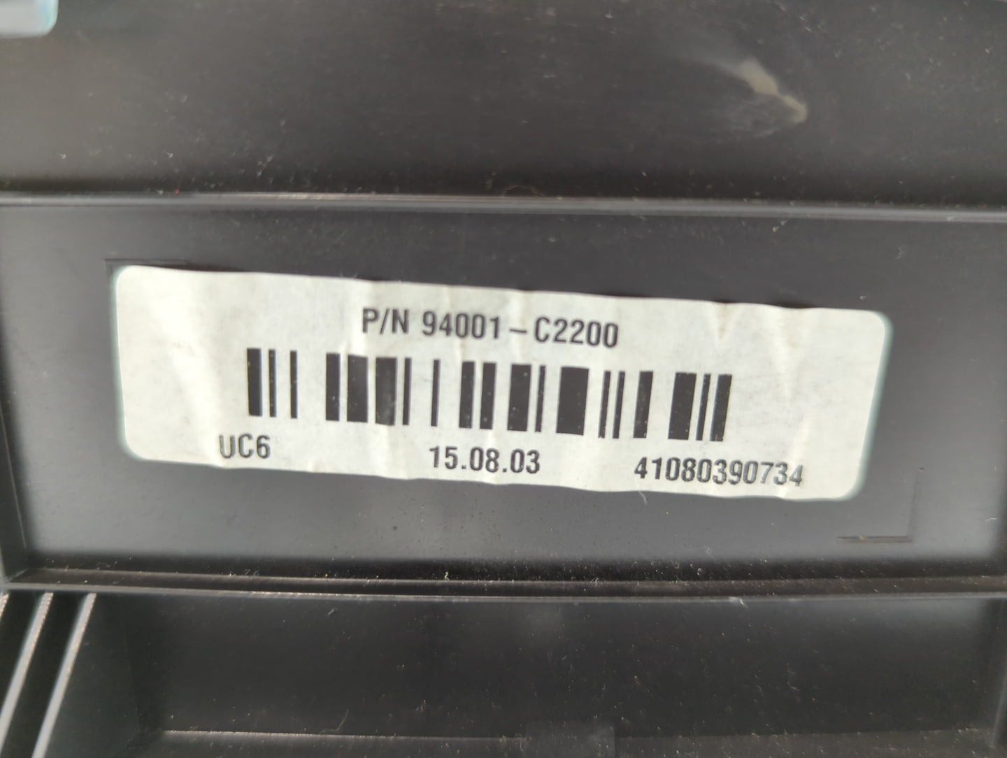 2016-2017 Hyundai Sonata Instrument Cluster Speedometer Gauges P/N:94001-C2200 Fits Fits 2016 2017 OEM Used Auto Parts - Oem