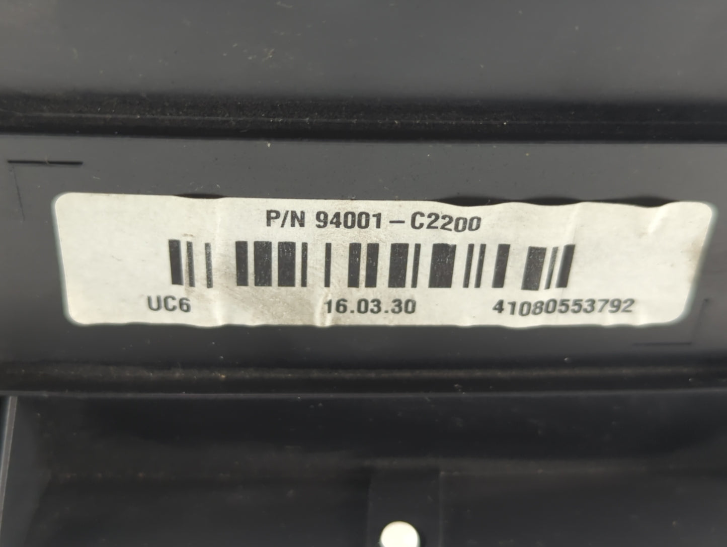 2016-2017 Hyundai Sonata Instrument Cluster Speedometer Gauges P/N:94001-C2200 Fits Fits 2016 2017 OEM Used Auto Parts - Oem