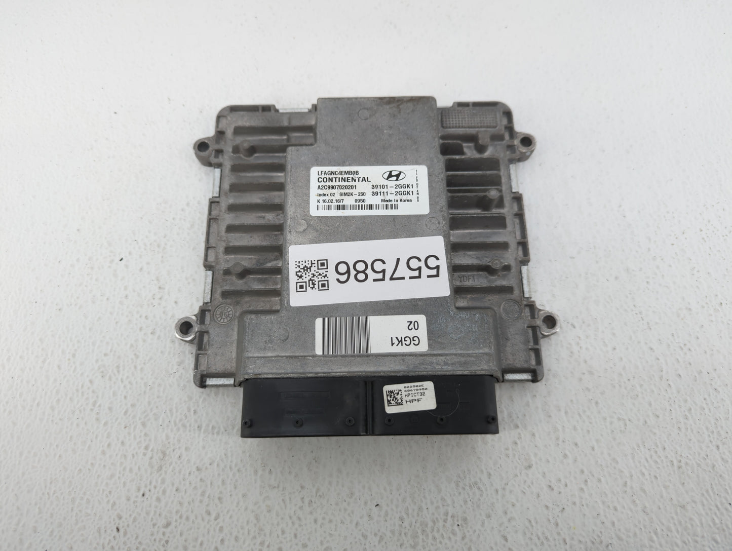 2015-2017 Hyundai Sonata PCM Engine Control Computer ECU ECM PCU OEM P/N:39111-2GGK1 39101-2GGK1 Fits Fits 2015 2016 2017 OE
