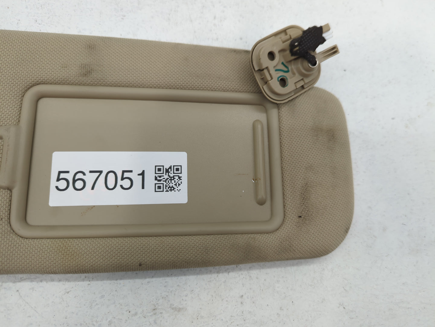 2015-2019 Hyundai Sonata Sun Visor Shade Replacement Driver Left Mirror Fits Fits 2015 2016 2017 2018 2019 OEM Used Auto Par