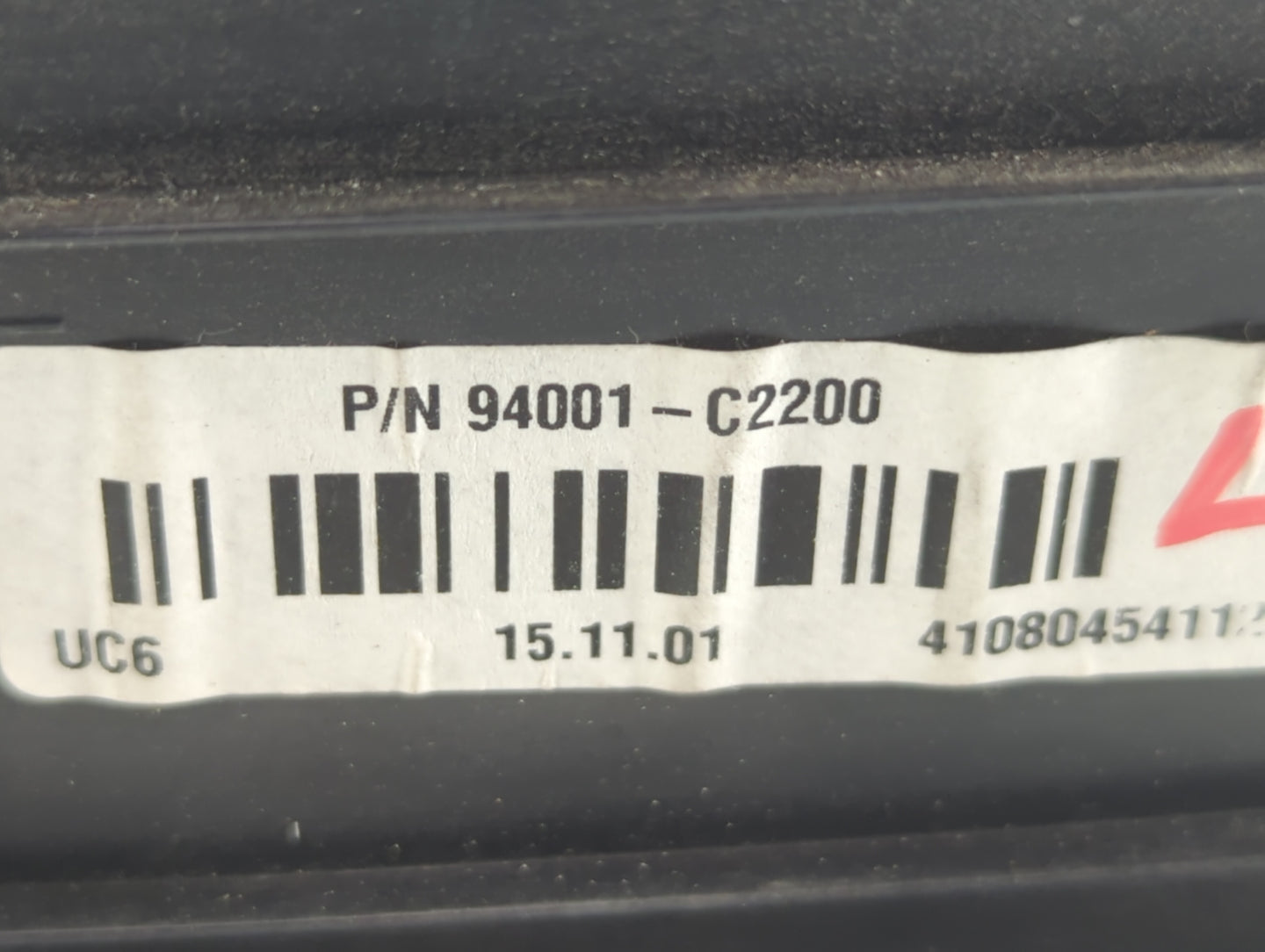 2016-2017 Hyundai Sonata Instrument Cluster Speedometer Gauges P/N:94001-C2200 Fits Fits 2016 2017 OEM Used Auto Parts - Oem