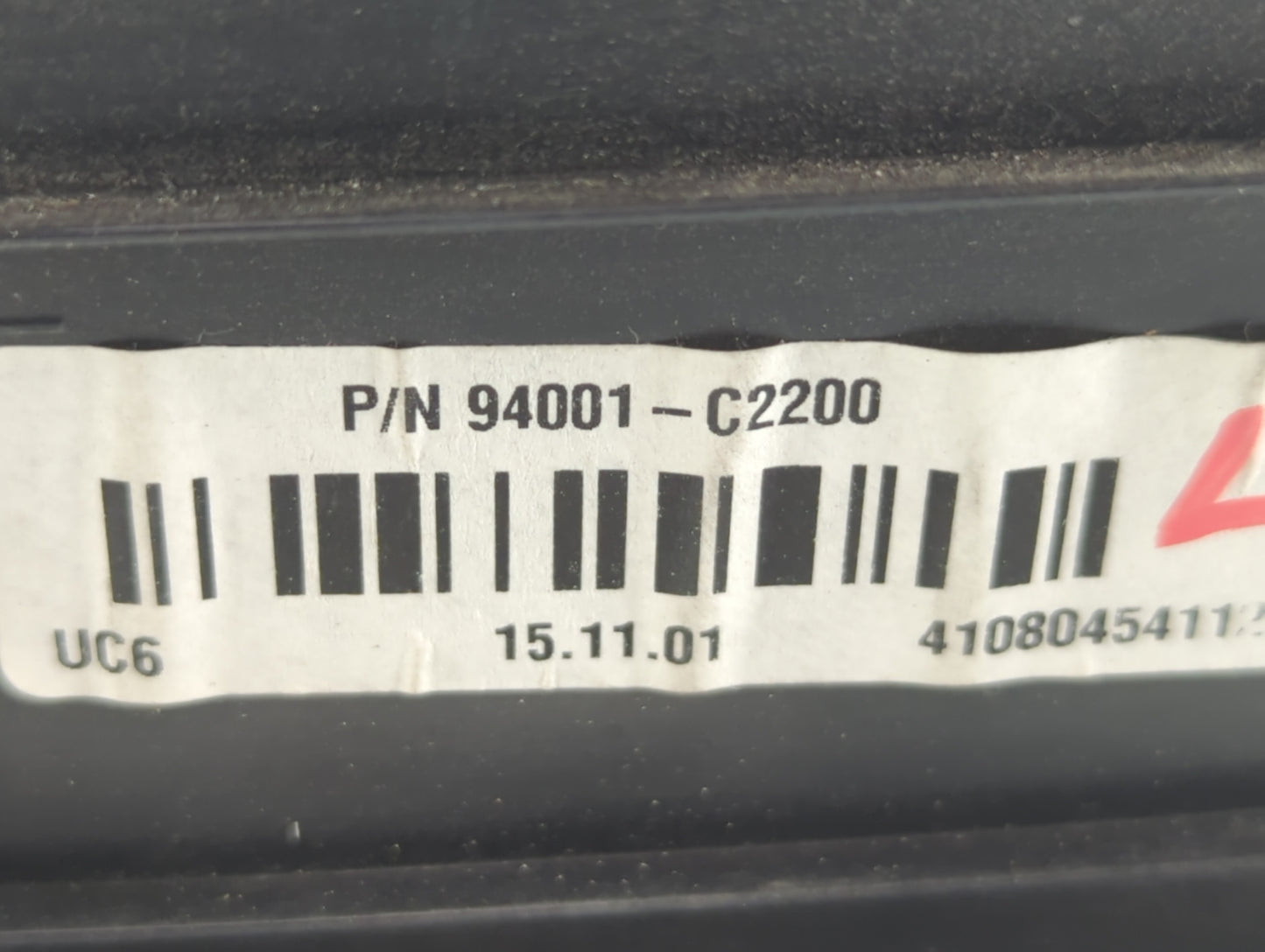 2016-2017 Hyundai Sonata Instrument Cluster Speedometer Gauges P/N:94001-C2200 Fits Fits 2016 2017 OEM Used Auto Parts - Oem