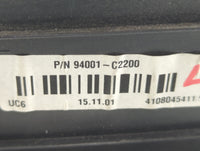 2016-2017 Hyundai Sonata Instrument Cluster Speedometer Gauges P/N:94001-C2200 Fits Fits 2016 2017 OEM Used Auto Parts - Oem