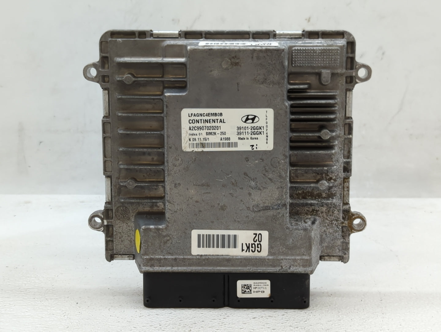 2015-2017 Hyundai Sonata PCM Engine Control Computer ECU ECM PCU OEM P/N:39101-2GGK1 Fits Fits 2015 2016 2017 OEM Used Auto 