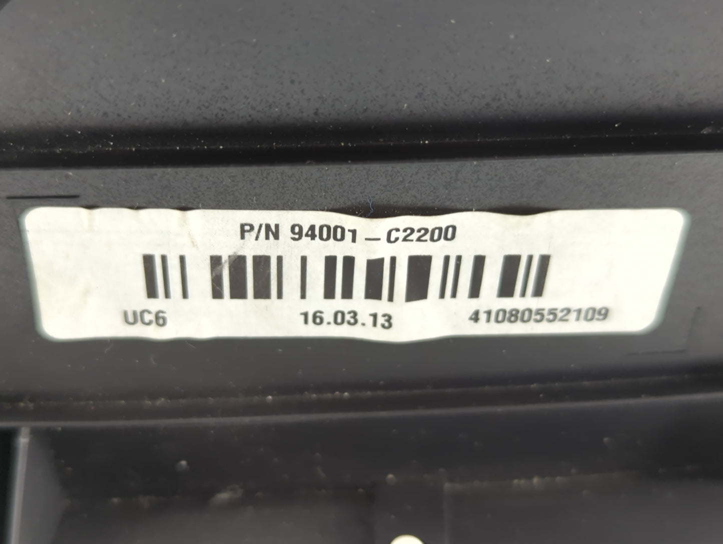 2016-2017 Hyundai Sonata Instrument Cluster Speedometer Gauges P/N:94001-C2200 Fits Fits 2016 2017 OEM Used Auto Parts - Oem