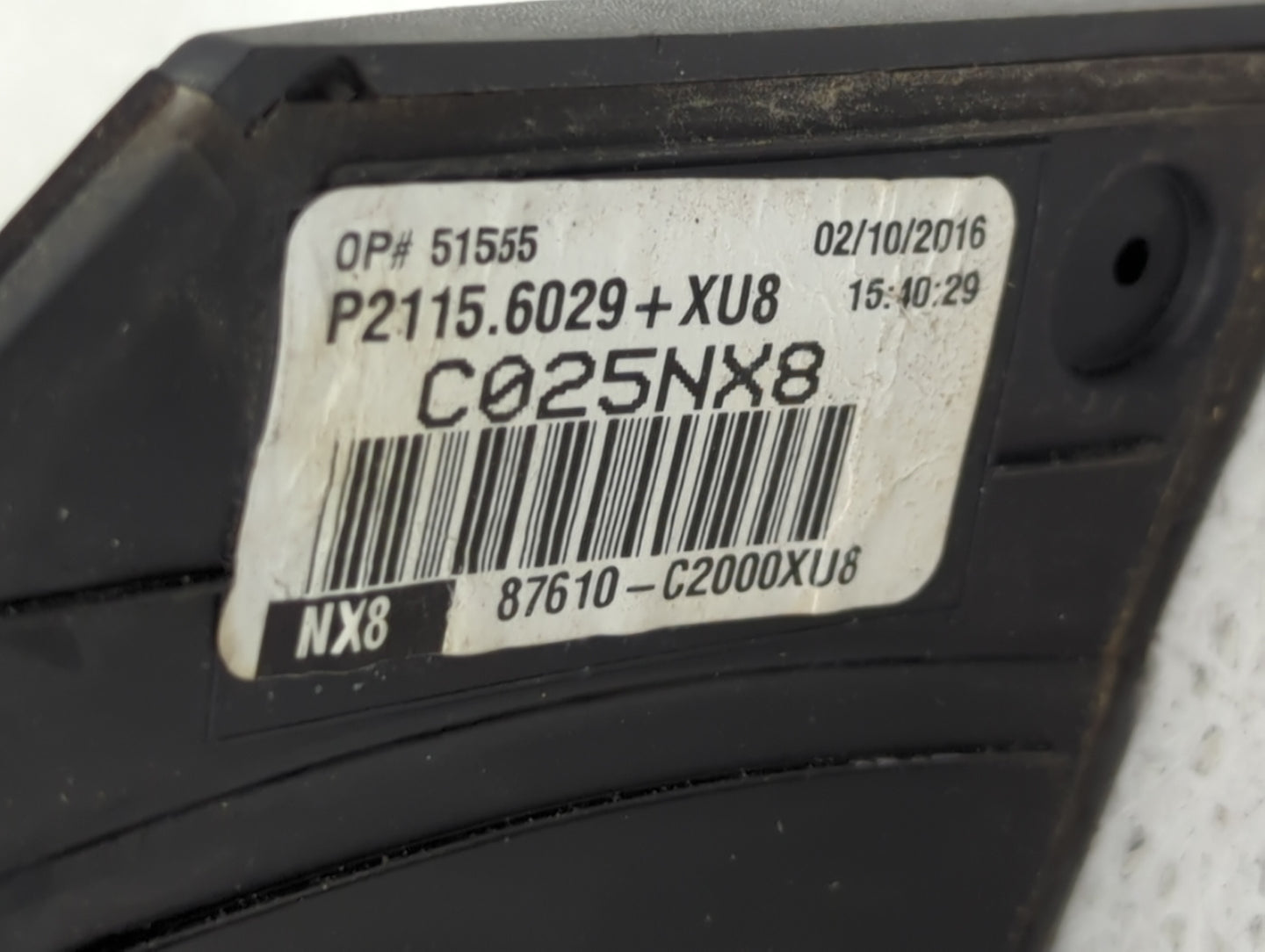 2016 Hyundai Sonata Driver Side View Mirror - Left Door Mirror OEM Used - Oemusedautoparts1.com