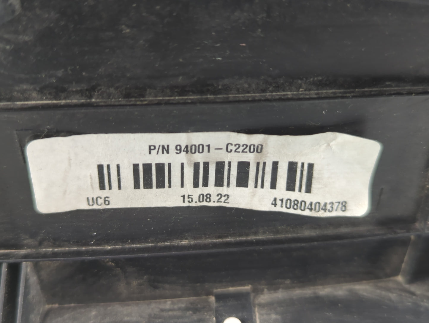 2016-2017 Hyundai Sonata Instrument Cluster Speedometer Gauges P/N:94001-C2200 Fits Fits 2016 2017 OEM Used Auto Parts - Oem