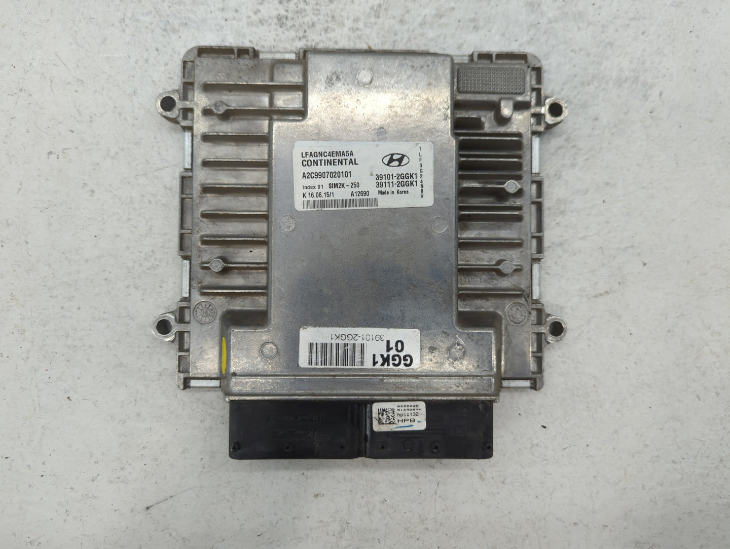 2015-2017 Hyundai Sonata PCM Engine Control Computer ECU ECM PCU OEM P/N:39111-2GGK1 39101-2GGK1 Fits Fits 2015 2016 2017 OE