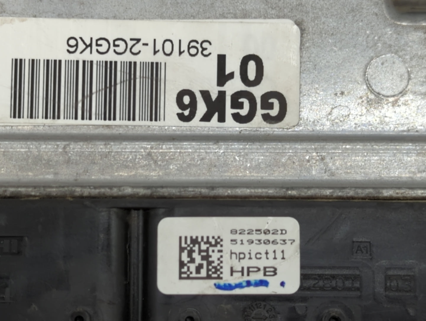 2015-2017 Hyundai Sonata PCM Engine Control Computer ECU ECM PCU OEM P/N:39101-2GGK6 Fits Fits 2015 2016 2017 OEM Used Auto 