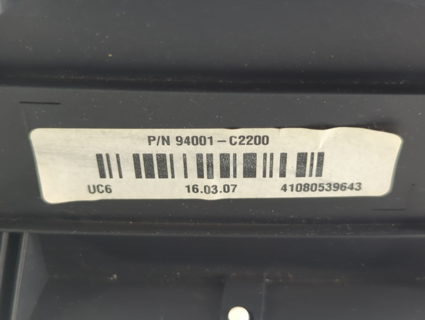 2016-2017 Hyundai Sonata Instrument Cluster Speedometer Gauges P/N:94001-C2200 Fits Fits 2016 2017 OEM Used Auto Parts - Oem