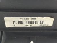 2016-2017 Hyundai Sonata Instrument Cluster Speedometer Gauges P/N:94001-C2200 Fits Fits 2016 2017 OEM Used Auto Parts - Oem