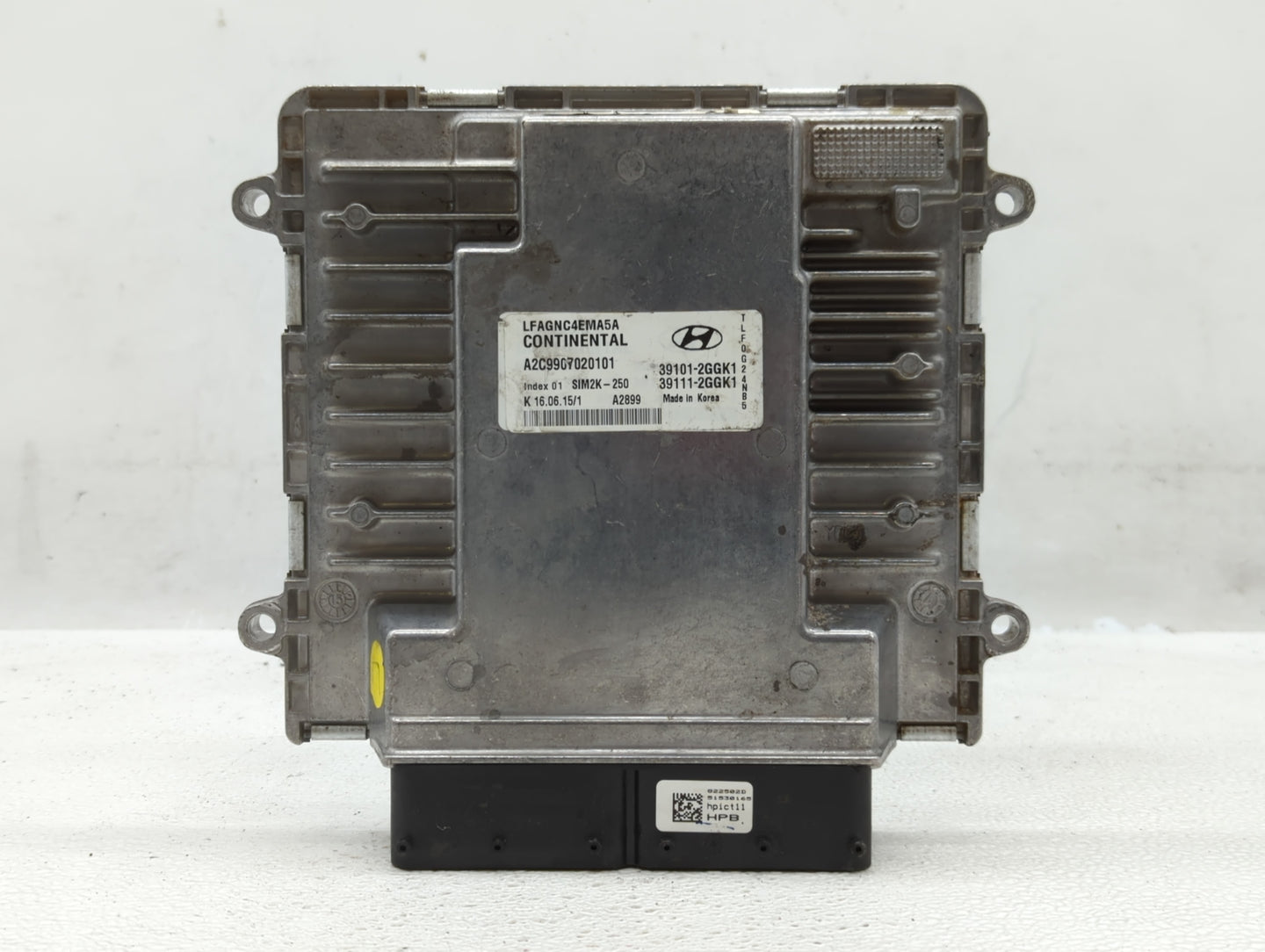 2015-2017 Hyundai Sonata PCM Engine Control Computer ECU ECM PCU OEM P/N:39101-2GGK1 Fits Fits 2015 2016 2017 OEM Used Auto 