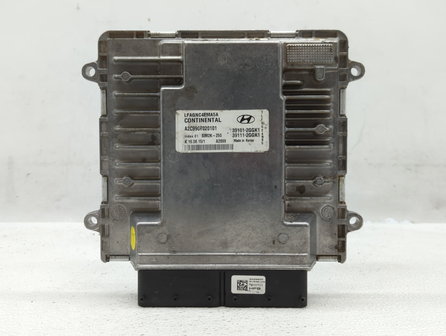 2015-2017 Hyundai Sonata PCM Engine Control Computer ECU ECM PCU OEM P/N:39101-2GGK1 Fits Fits 2015 2016 2017 OEM Used Auto 