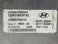 2015-2017 Hyundai Sonata PCM Engine Control Computer ECU ECM PCU OEM P/N:39101-2GGK1 Fits Fits 2015 2016 2017 OEM Used Auto 