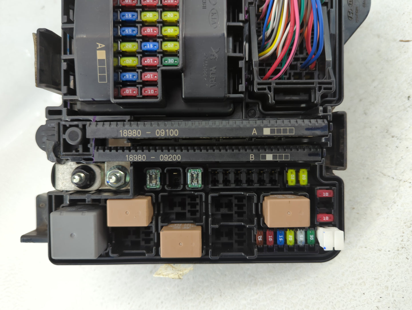 2016-2017 Hyundai Sonata Fusebox Fuse Box Panel Relay Module P/N:91950-C1820 Fits Fits 2016 2017 OEM Used Auto Parts - Oemus