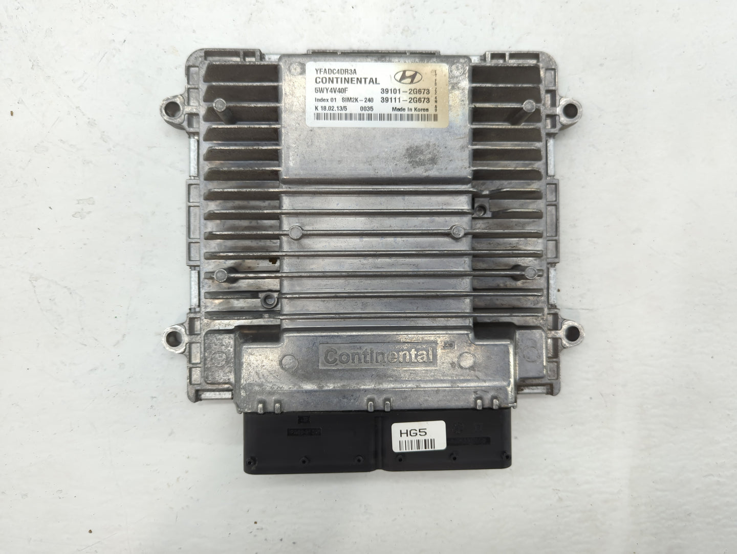 2011-2014 Hyundai Sonata PCM Engine Control Computer ECU ECM PCU OEM P/N:39111-2G673 Fits Fits 2011 2012 2013 2014 OEM Used 