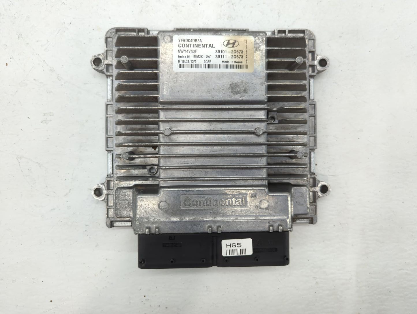 2011-2014 Hyundai Sonata PCM Engine Control Computer ECU ECM PCU OEM P/N:39111-2G673 Fits Fits 2011 2012 2013 2014 OEM Used 