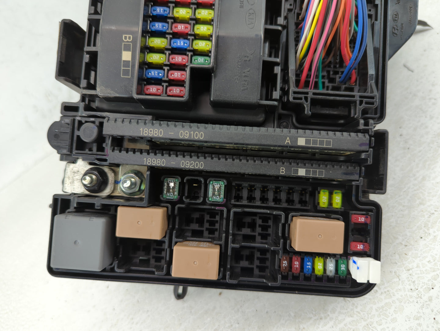 2016-2017 Hyundai Sonata Fusebox Fuse Box Panel Relay Module P/N:91271C20 50 LB Fits Fits 2016 2017 OEM Used Auto Parts - Oe
