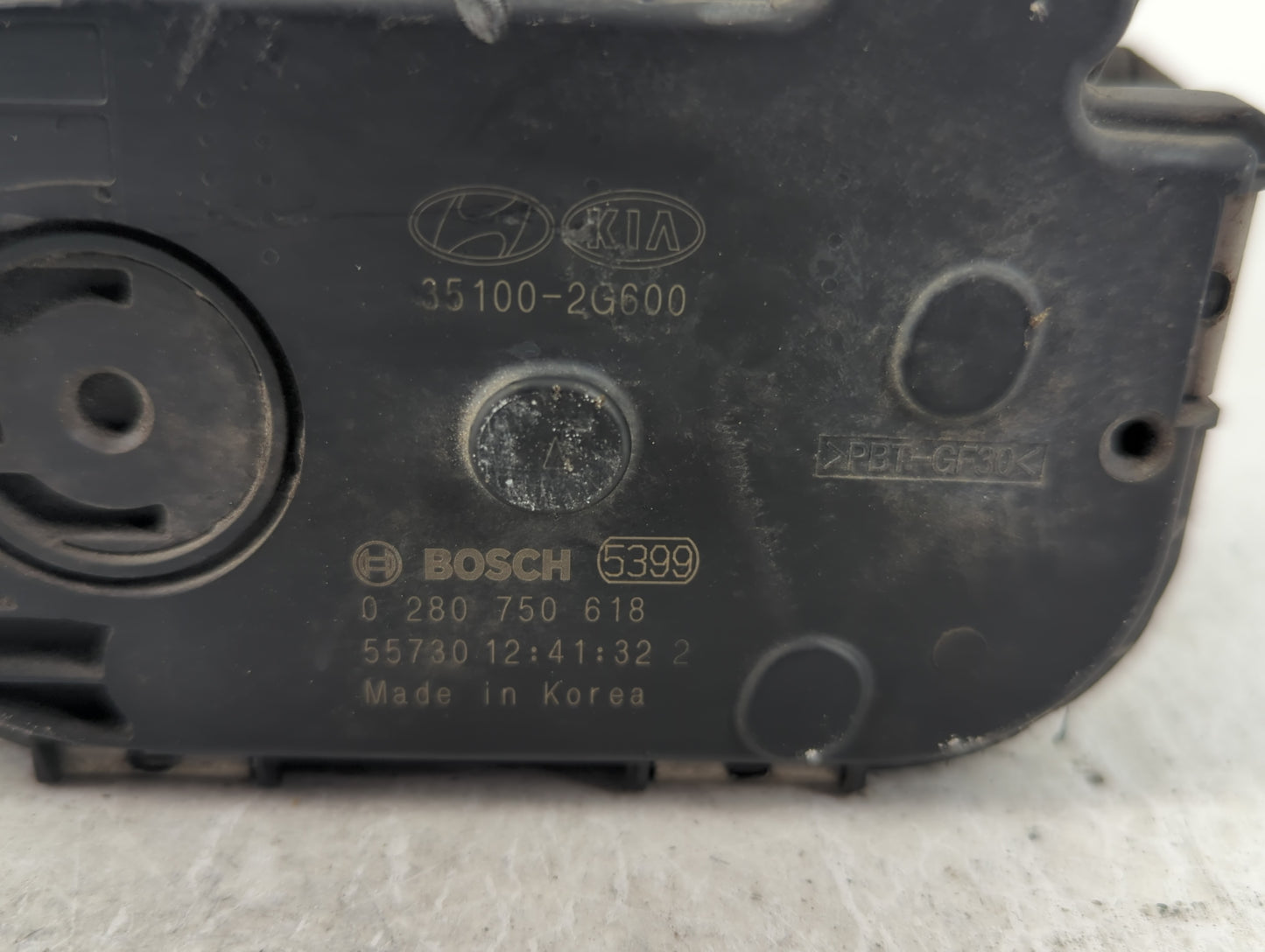 2015-2019 Hyundai Sonata Throttle Body P/N:35100-2G600 0 280 750 618 Fits Fits 2015 2016 2017 2018 2019 2020 2021 OEM Used A