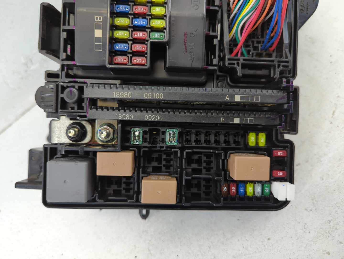 2016-2017 Hyundai Sonata Fusebox Fuse Box Panel Relay Module P/N:91950-C1820 Fits Fits 2016 2017 OEM Used Auto Parts - Oemus