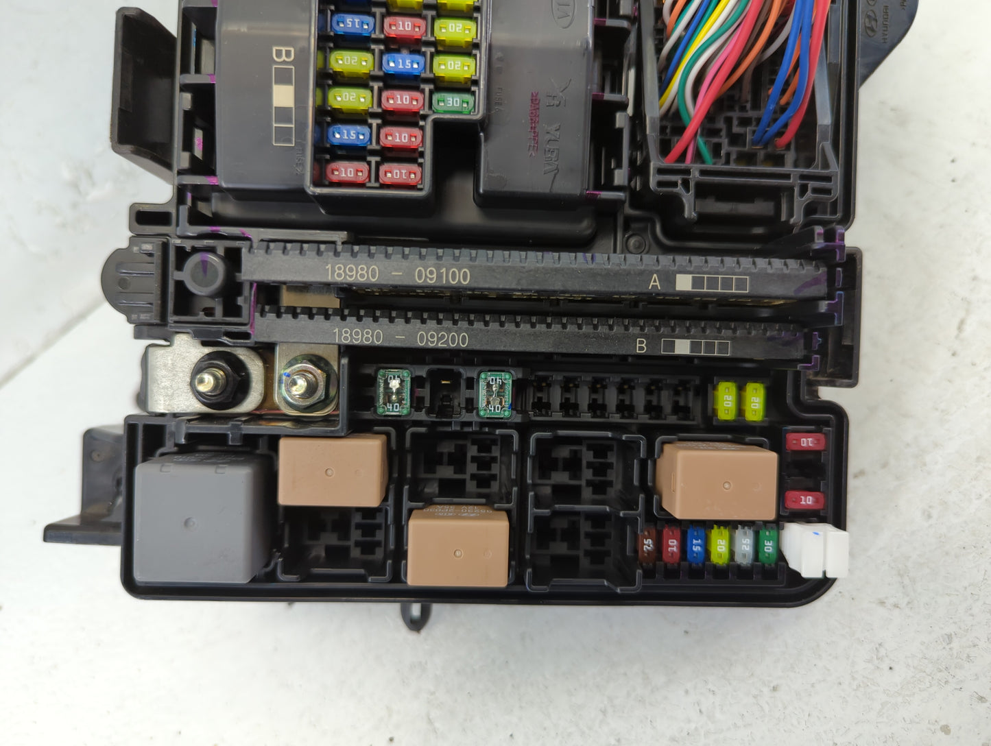 2016-2017 Hyundai Sonata Fusebox Fuse Box Panel Relay Module P/N:91950-C1820 Fits Fits 2016 2017 OEM Used Auto Parts - Oemus