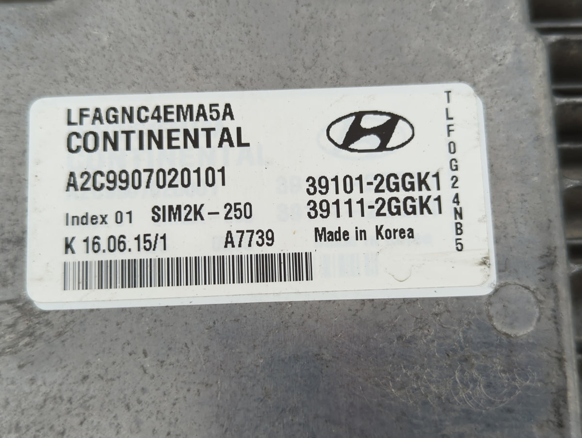 2015-2017 Hyundai Sonata PCM Engine Control Computer ECU ECM PCU OEM P/N:39111-2GGK1 39101-2GGK1 Fits 2015 2016 2017 OEM Use