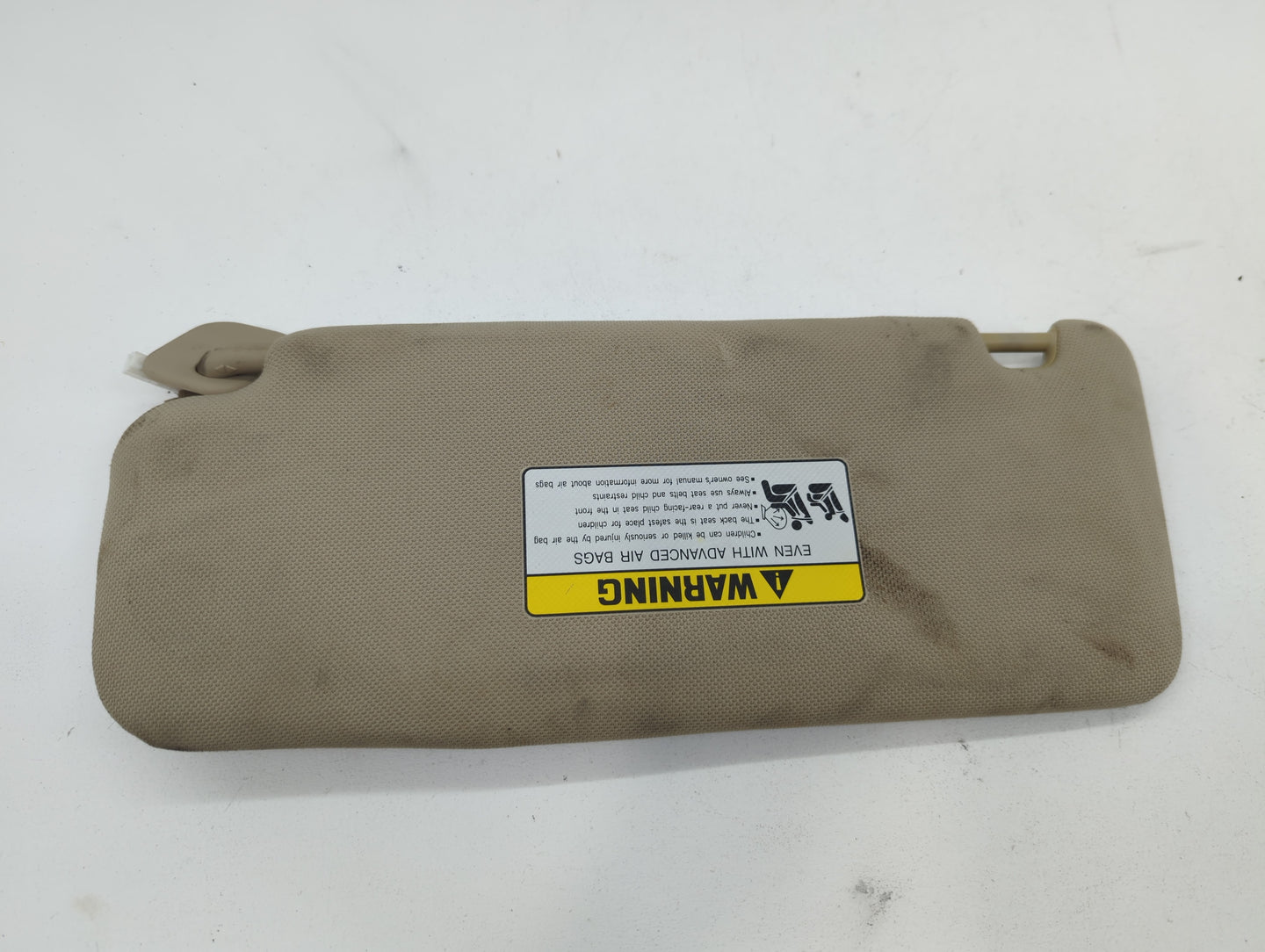 2015-2019 Hyundai Sonata Sun Visor Shade Replacement Passenger Right Mirror Fits Fits 2015 2016 2017 2018 2019 OEM Used Auto