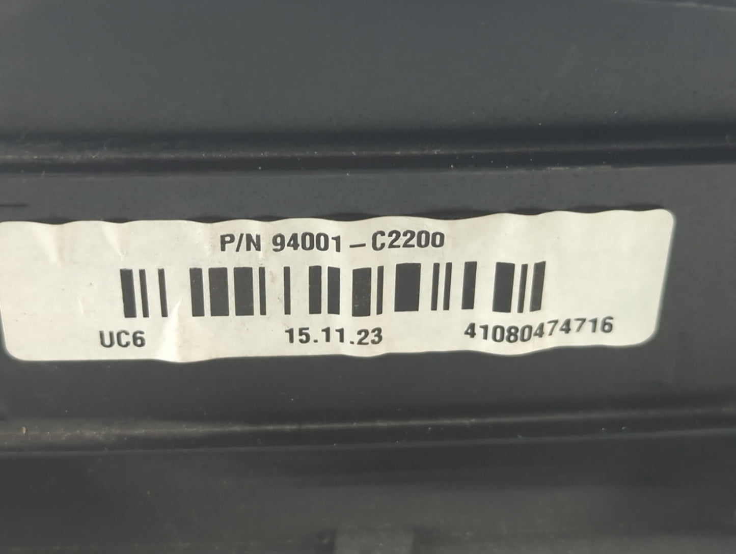 2016-2017 Hyundai Sonata Instrument Cluster Speedometer Gauges P/N:94001-C2200 Miles: Fits Fits 2016 2017 OEM Used Auto Part