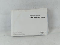 2016 Hyundai Sonata Owners Manual Book Guide P/N:GC10-EU59A OEM Used Auto Parts - Oemusedautoparts1.com
