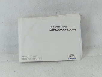 compare product 2016 Hyundai Sonata Owners Manual Book Guide P/N:GC10-EU59A OEM Used Auto Parts