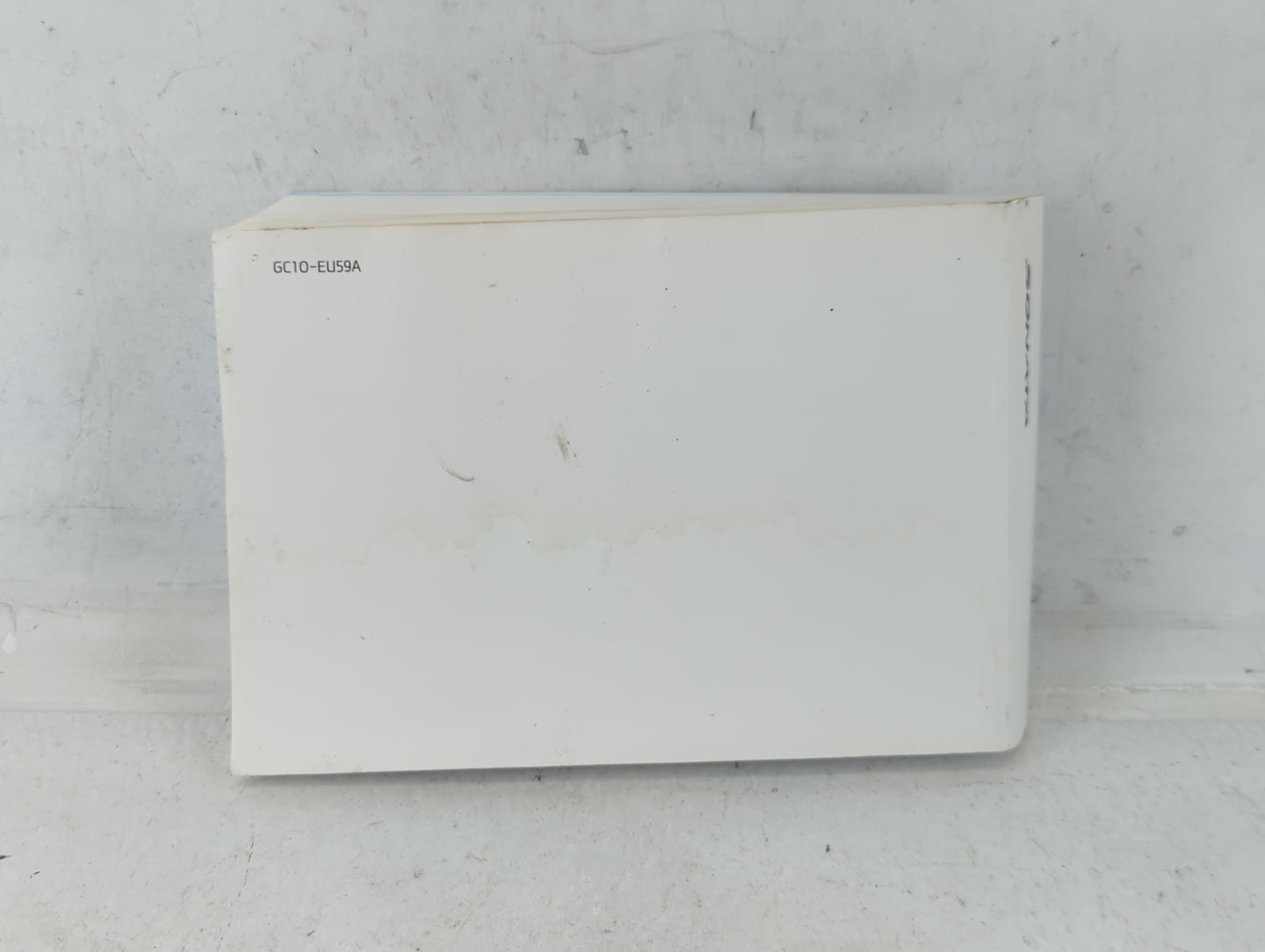 2016 Hyundai Sonata Owners Manual Book Guide P/N:GC10-EU59A OEM Used Auto Parts - Oemusedautoparts1.com