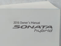 2016 Hyundai Sonata Owners Manual Book Guide P/N:GE60-EU580 OEM Used Auto Parts - Oemusedautoparts1.com
