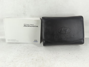 2016 Hyundai Sonata Owners Manual Book Guide P/N:GC10-EU58A OEM Used Auto Parts - Oemusedautoparts1.com