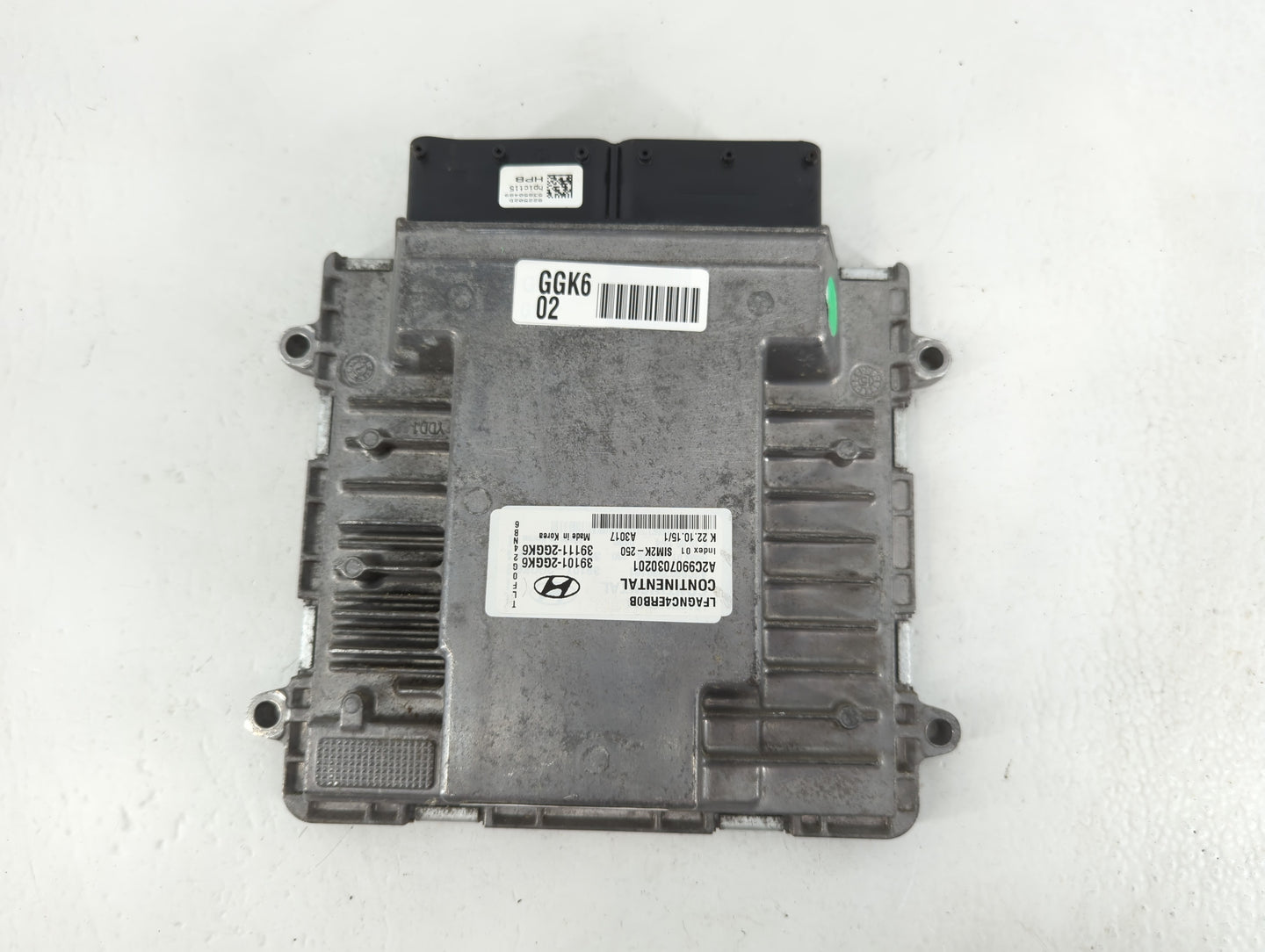 2015-2017 Hyundai Sonata PCM Engine Control Computer ECU ECM PCU OEM P/N:39101-2GGK6 Fits Fits 2015 2016 2017 OEM Used Auto 
