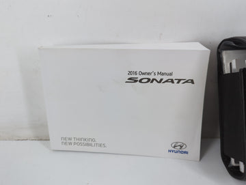 2016 Hyundai Sonata Owners Manual Book Guide P/N:GC10-EU50B OEM Used Auto Parts