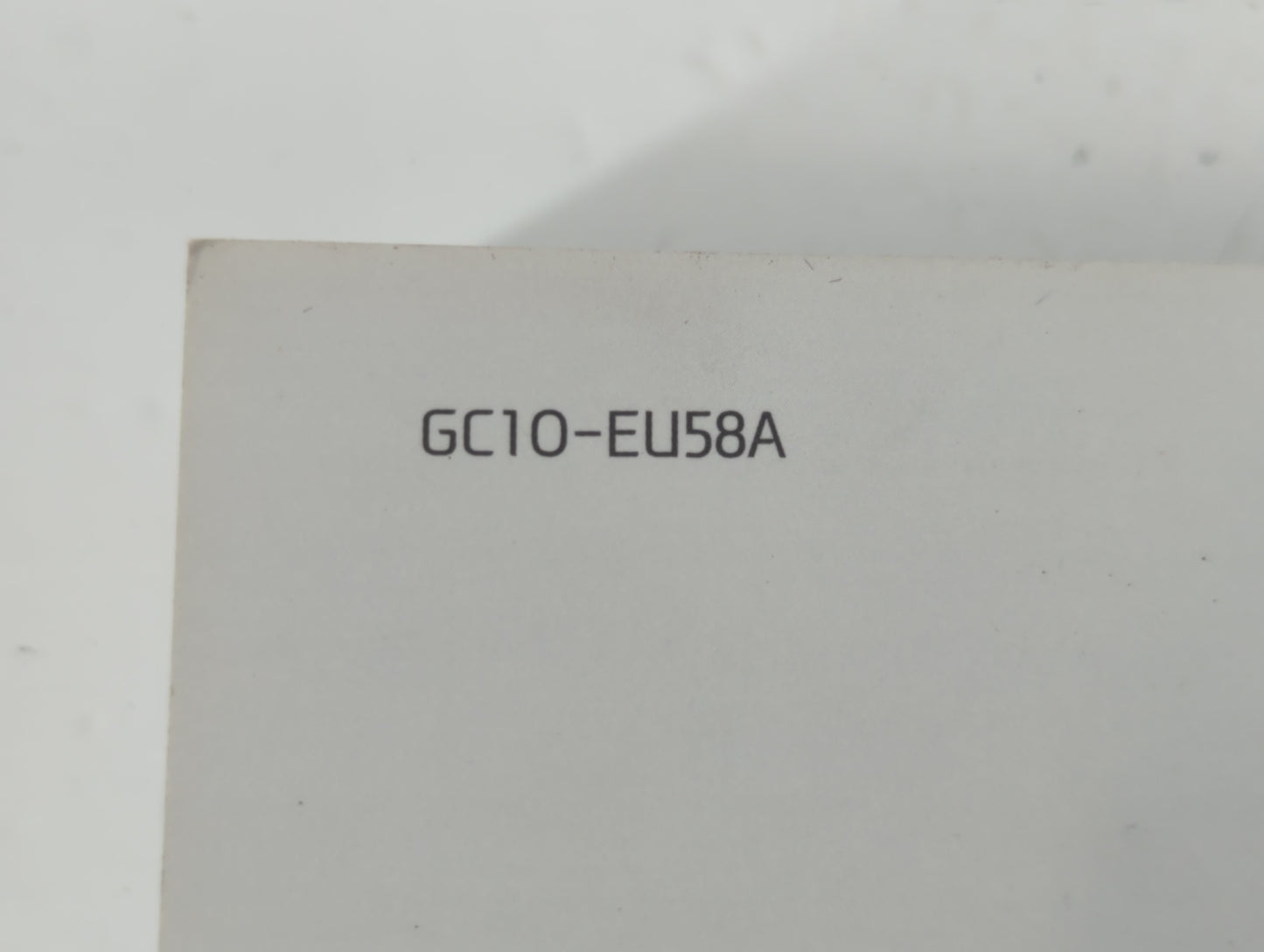 2016 Hyundai Sonata Owners Manual Book Guide P/N:GC10-EU58A OEM Used Auto Parts - Oemusedautoparts1.com