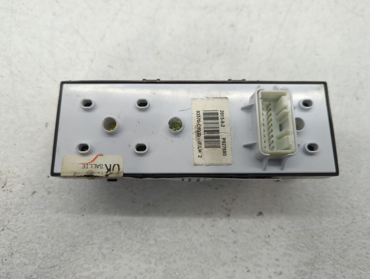 2015-2019 Hyundai Sonata Master Power Window Switch Replacement Driver Side Left P/N:93570-C1000 P927680 Fits OEM Used Auto 