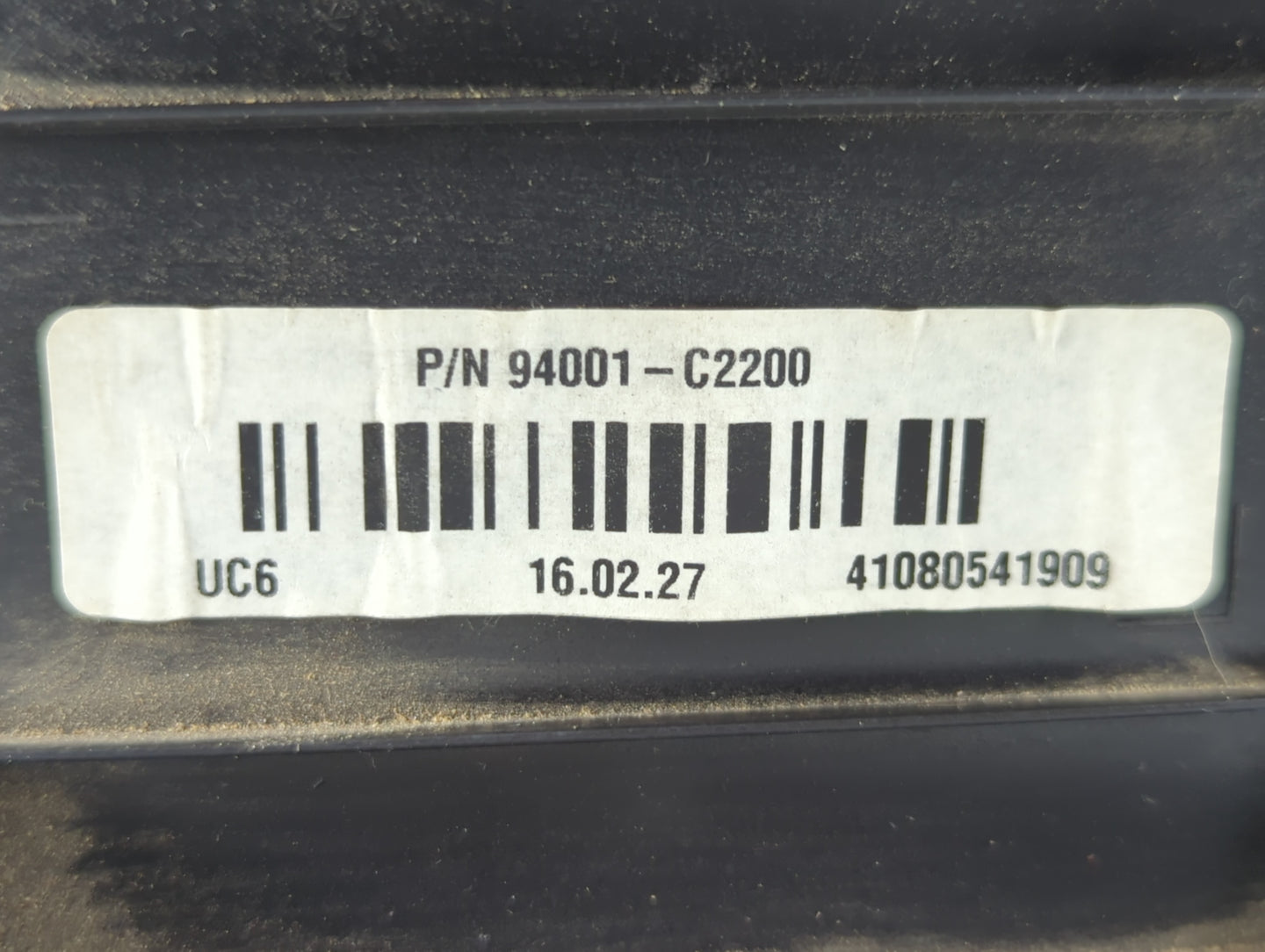 2016-2017 Hyundai Sonata Instrument Cluster Speedometer Gauges P/N:94001-C2200 Fits Fits 2016 2017 OEM Used Auto Parts - Oem