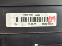 2015-2017 Hyundai Sonata Instrument Cluster Speedometer Gauges P/N:94001-C2200 Miles: Fits Fits 2015 2016 2017 OEM Used Auto