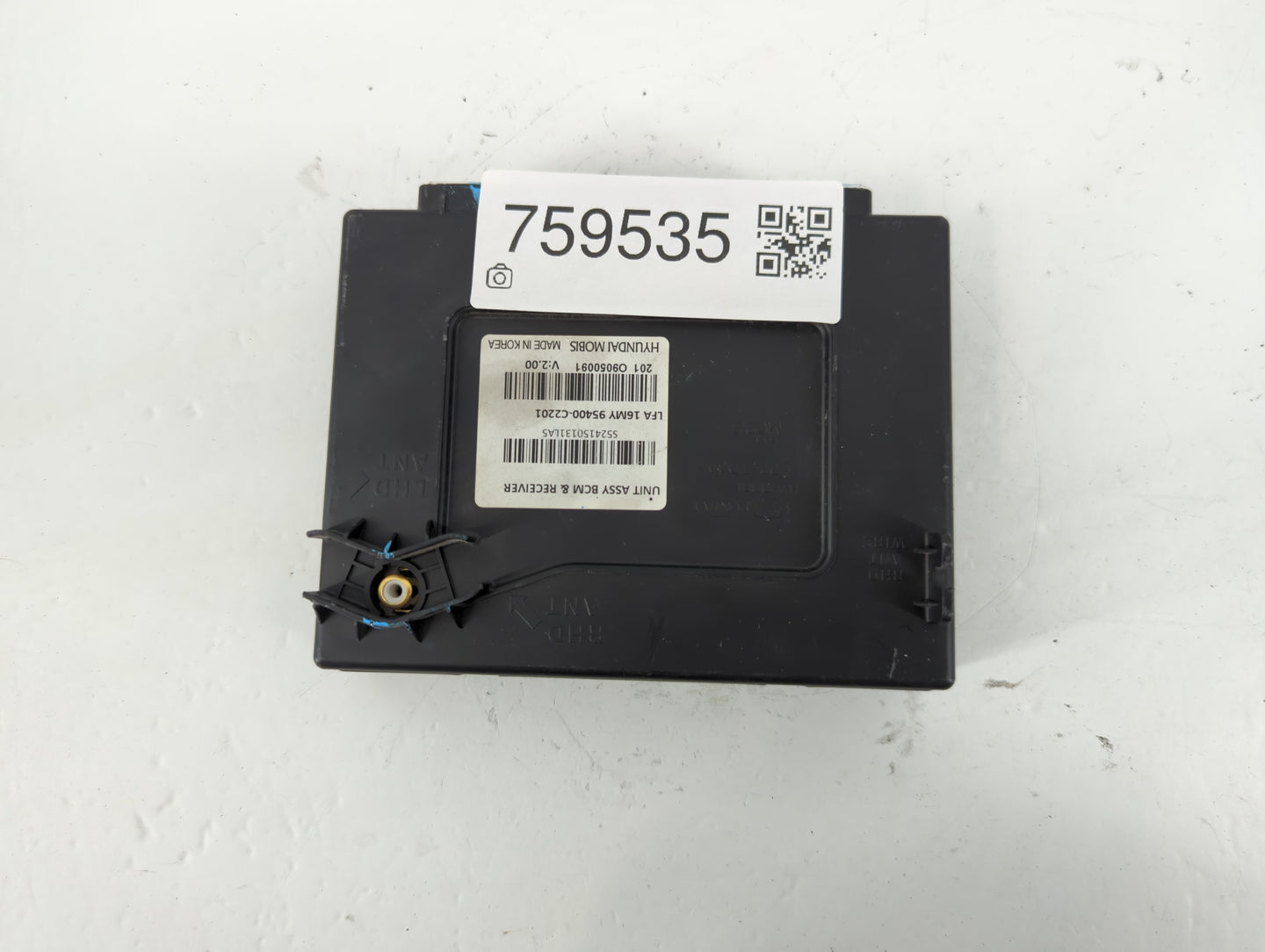 2015-2017 Hyundai Sonata Body Control Module Bcm Inner Cabin Fuse Box - Oemusedautoparts1.com