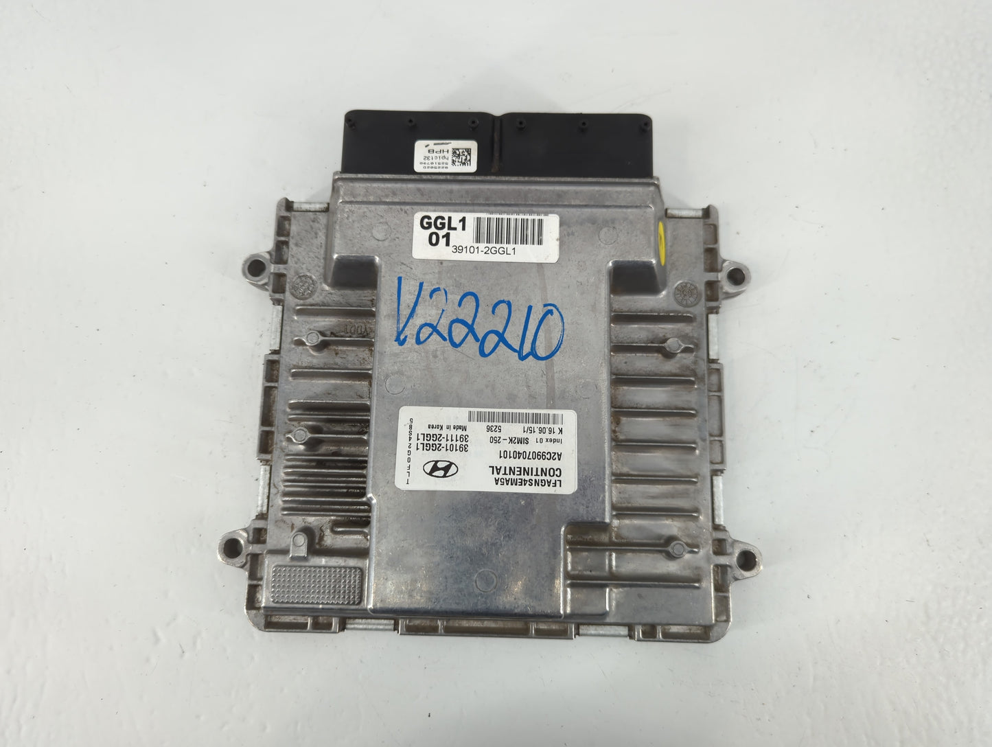 2015-2017 Hyundai Sonata PCM Engine Control Computer ECU ECM PCU OEM P/N:39111-2GGL1 39101-2GGL1 Fits Fits 2015 2016 2017 OE