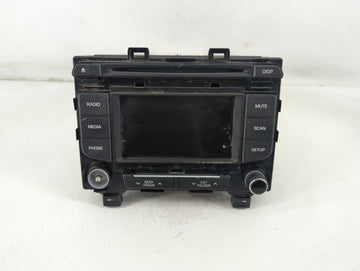 2016-2017 Hyundai Sonata Radio AM FM Cd Player Receiver Replacement P/N:96160-C20004X Fits 2016 2017 OEM Used Auto Parts - O