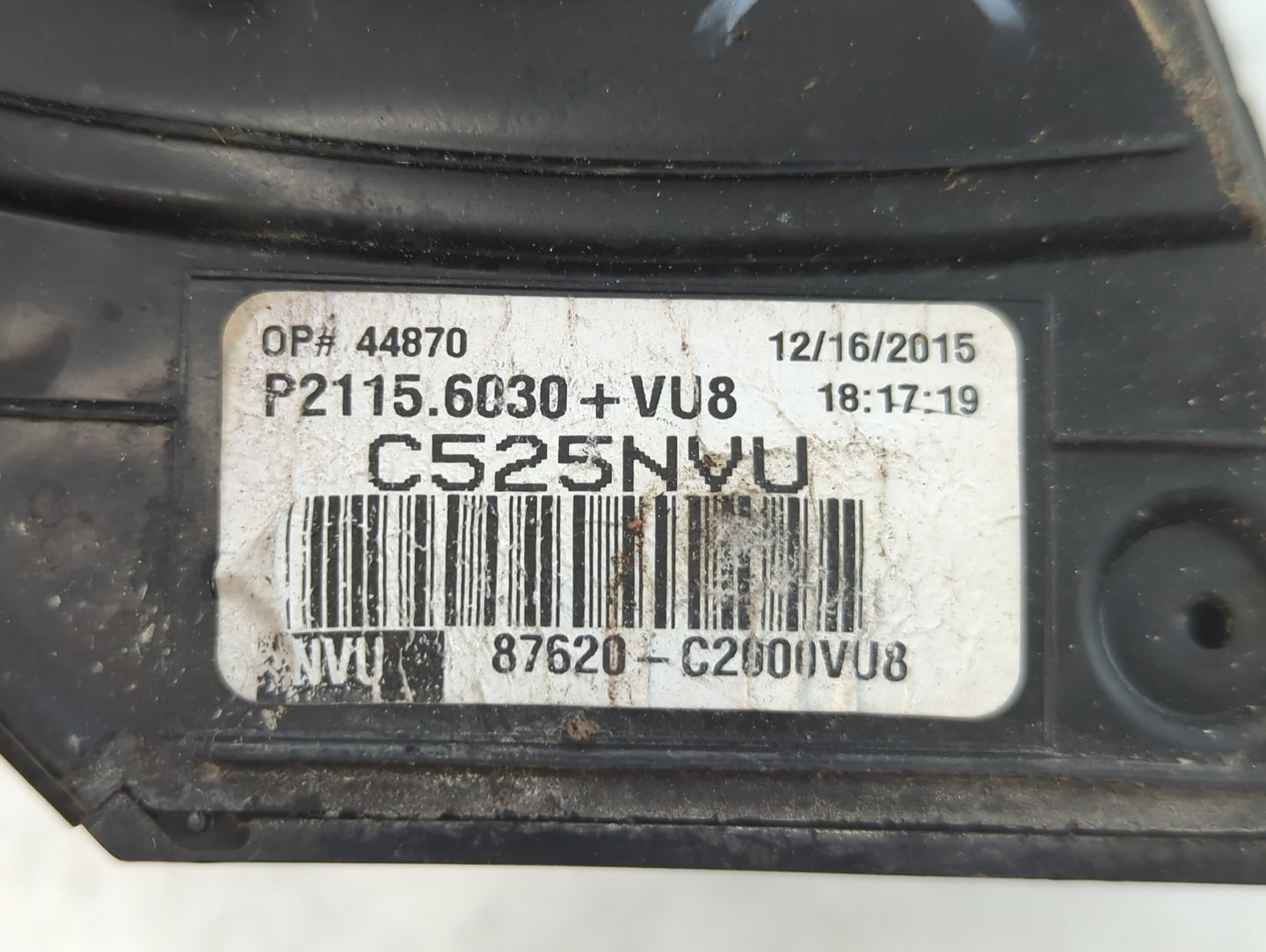 2016 Hyundai Sonata Passenger Side View Mirror - Right Door Mirror OEM Used - Oemusedautoparts1.com