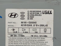 2015-2017 Hyundai Sonata Radio AM FM Cd Player Receiver Replacement P/N:96180-C20004X Fits Fits 2015 2016 2017 OEM Used Auto